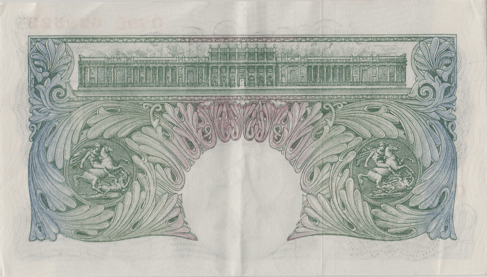 ONE POUND BANKNOTE BANK OF ENGLAND BEALE £1 - 142 - £1 BANKNOTE - Cambridgeshire Coins