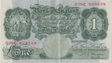 ONE POUND BANKNOTE BANK OF ENGLAND BEALE £1 - 144 - £1 BANKNOTE - Cambridgeshire Coins