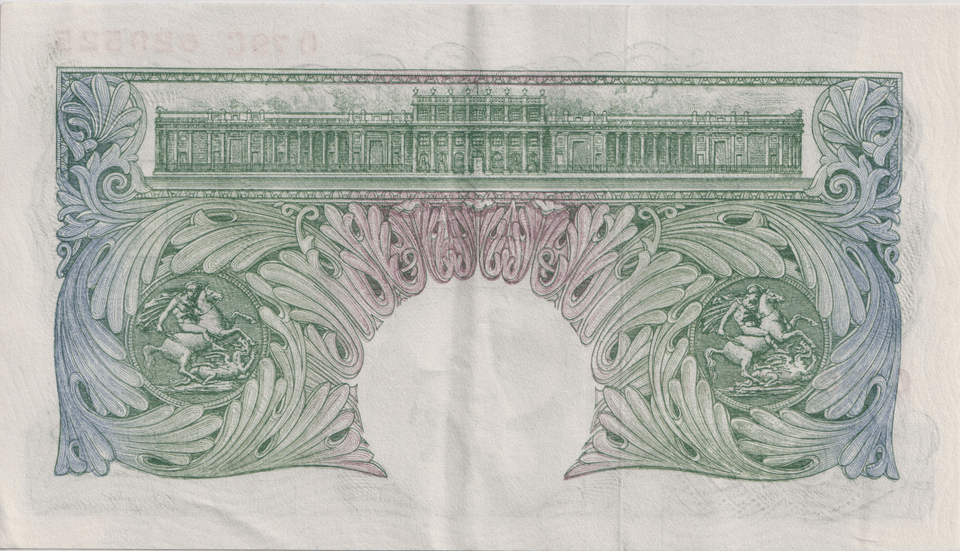 ONE POUND BANKNOTE BANK OF ENGLAND BEALE £1 - 148 - £1 BANKNOTE - Cambridgeshire Coins