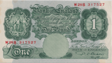 ONE POUND BANKNOTE BANK OF ENGLAND BEALE £1 - 151 - £1 BANKNOTE - Cambridgeshire Coins