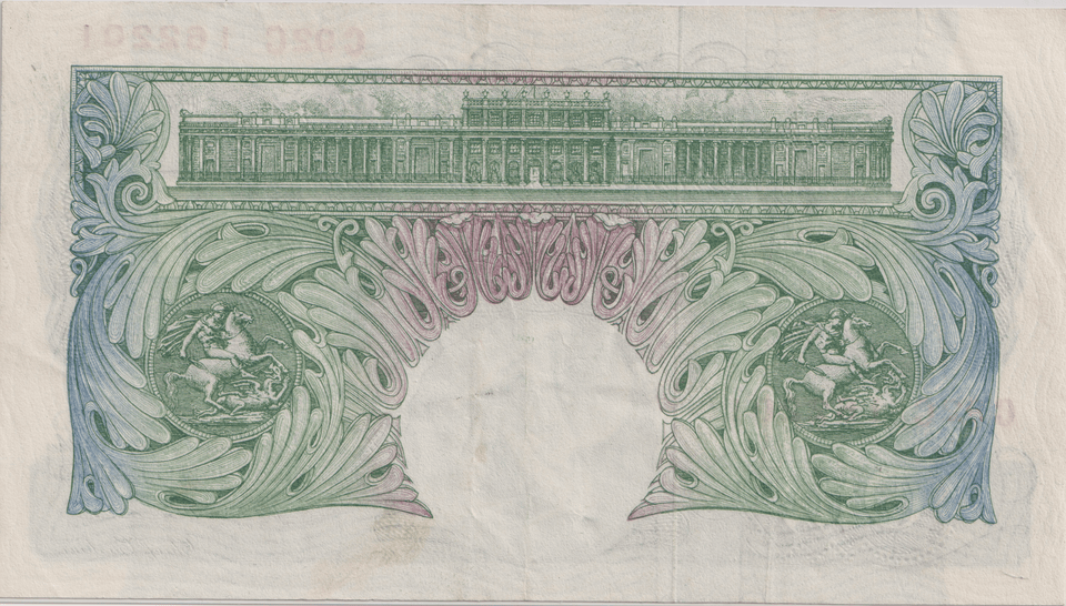 ONE POUND BANKNOTE BANK OF ENGLAND BEALE £1 - 154 - £1 BANKNOTE - Cambridgeshire Coins