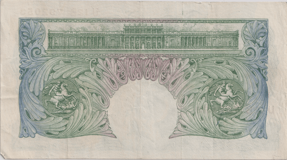ONE POUND BANKNOTE BANK OF ENGLAND BEALE £1 - 164 - £1 BANKNOTE - Cambridgeshire Coins