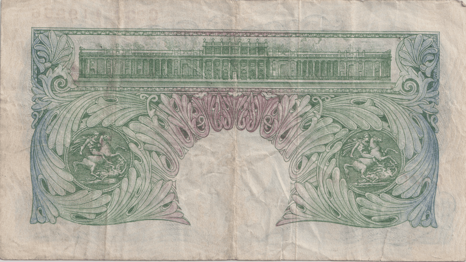 ONE POUND BANKNOTE BANK OF ENGLAND BEALE £1 - 167 - £1 BANKNOTE - Cambridgeshire Coins