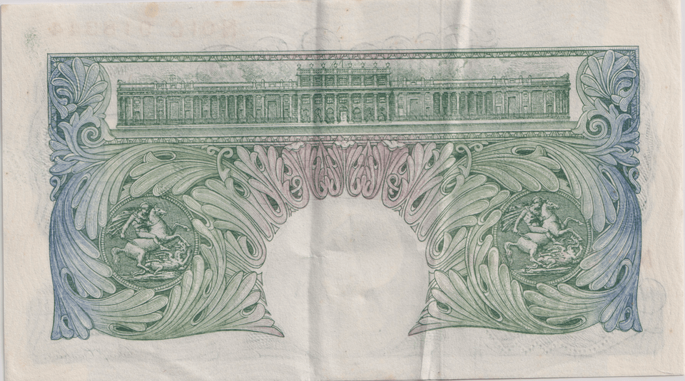 ONE POUND BANKNOTE BANK OF ENGLAND BEALE £1 - 177 - £1 BANKNOTE - Cambridgeshire Coins