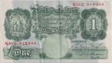 ONE POUND BANKNOTE BANK OF ENGLAND BEALE £1 - 177 - £1 BANKNOTE - Cambridgeshire Coins