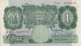 ONE POUND BANKNOTE BANK OF ENGLAND CATTERNS £1 - 38 - £1 BANKNOTE - Cambridgeshire Coins