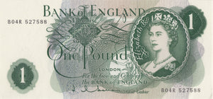ONE POUND BANKNOTE BANK OF ENGLAND HOLLOM £1 - 98 - £1 BANKNOTE - Cambridgeshire Coins
