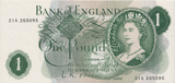 ONE POUND BANKNOTE BANK OF ENGLAND O'BRIEN £1-46 - £1 BANKNOTE - Cambridgeshire Coins