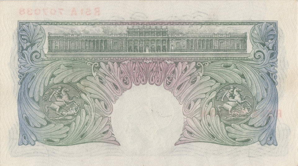 ONE POUND BANKNOTE BANK OF ENGLAND PEPPIATT £1 - 10 - £1 BANKNOTE - Cambridgeshire Coins