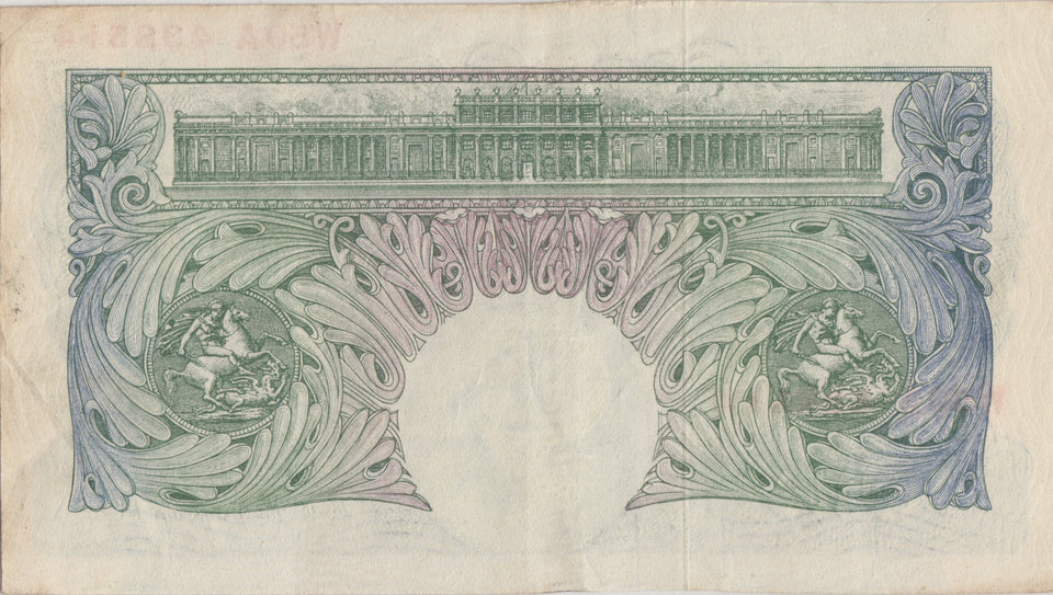 ONE POUND BANKNOTE BANK OF ENGLAND PEPPIATT £1 - 12 - £1 BANKNOTE - Cambridgeshire Coins