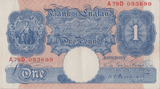 ONE POUND BANKNOTE BANK OF ENGLAND PEPPIATT £1 - 180 - £1 BANKNOTE - Cambridgeshire Coins
