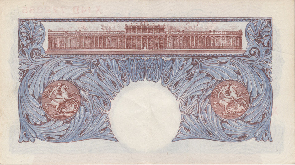 ONE POUND BANKNOTE BANK OF ENGLAND PEPPIATT £1 - 65 - £1 BANKNOTE - Cambridgeshire Coins
