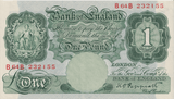 ONE POUND BANKNOTE BANK OF ENGLAND PEPPIATT £1-11 - £1 BANKNOTE - Cambridgeshire Coins
