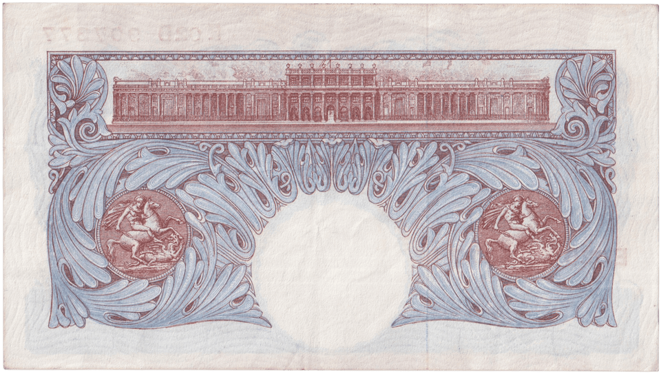 ONE POUND BANKNOTE BANK OF ENGLAND PEPPIATT £1-205 - £1 BANKNOTE - Cambridgeshire Coins