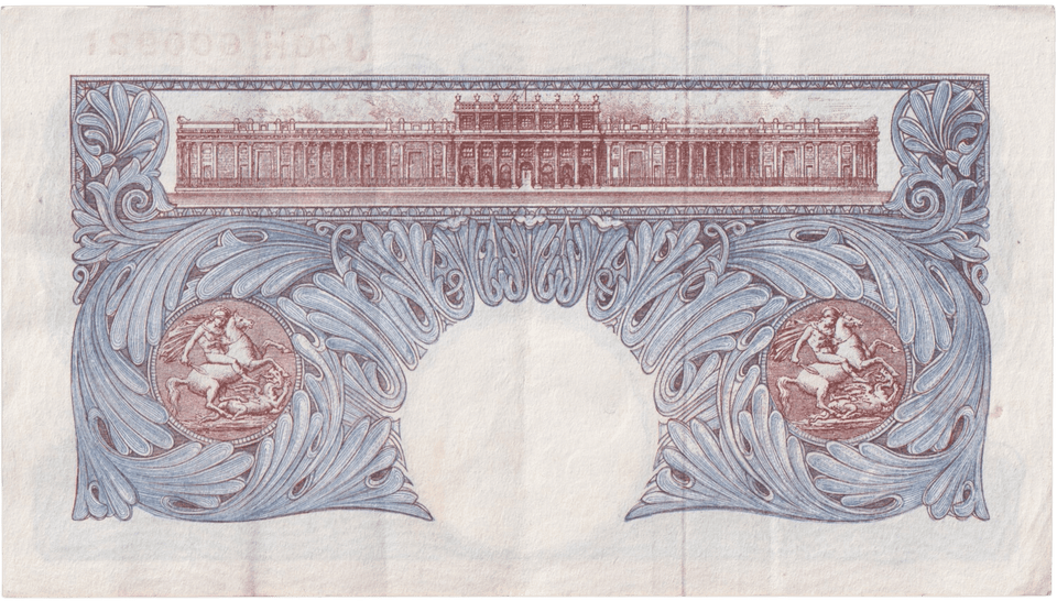 ONE POUND BANKNOTE BANK OF ENGLAND PEPPIATT £1-206 - £1 BANKNOTE - Cambridgeshire Coins