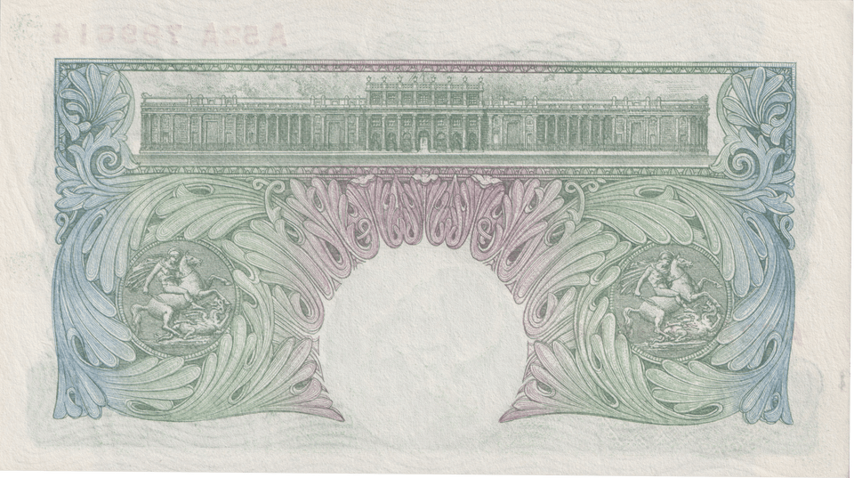 ONE POUND BANKNOTE BANK OF ENGLAND PEPPIATT £1-217 - £1 BANKNOTE - Cambridgeshire Coins