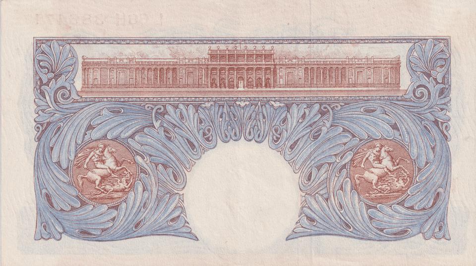 ONE POUND BANKNOTE BANK OF ENGLAND PEPPIATT £1-90 - £1 BANKNOTE - Cambridgeshire Coins