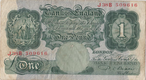ONE POUND BANKNOTE BEALE £1 - 84 - £1 BANKNOTE - Cambridgeshire Coins