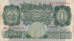 ONE POUND BANKNOTE BEALE £1 - 86 - £1 BANKNOTE - Cambridgeshire Coins