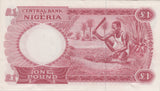 ONE POUND BANKNOTE NIGERIA REF 107 - World Banknotes - Cambridgeshire Coins
