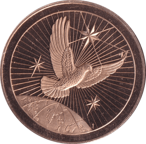 PEACE ON EARTH COIN F203 - WORLD COINS - Cambridgeshire Coins