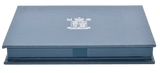 ROYAL MINT PROOF SET CASE ONLY BLUE PLASTIC / METAL CLIP - Coin Holders - Cambridgeshire Coins