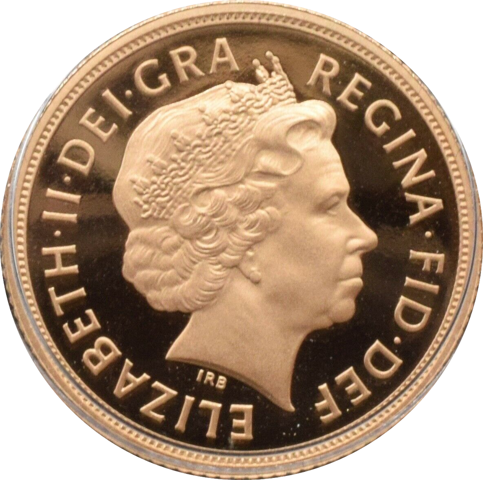 2015 GOLD PROOF SOVEREIGN BOXED 4TH HEAD