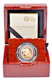 2019 GOLD PROOF HALF SOVEREIGN BOXED
