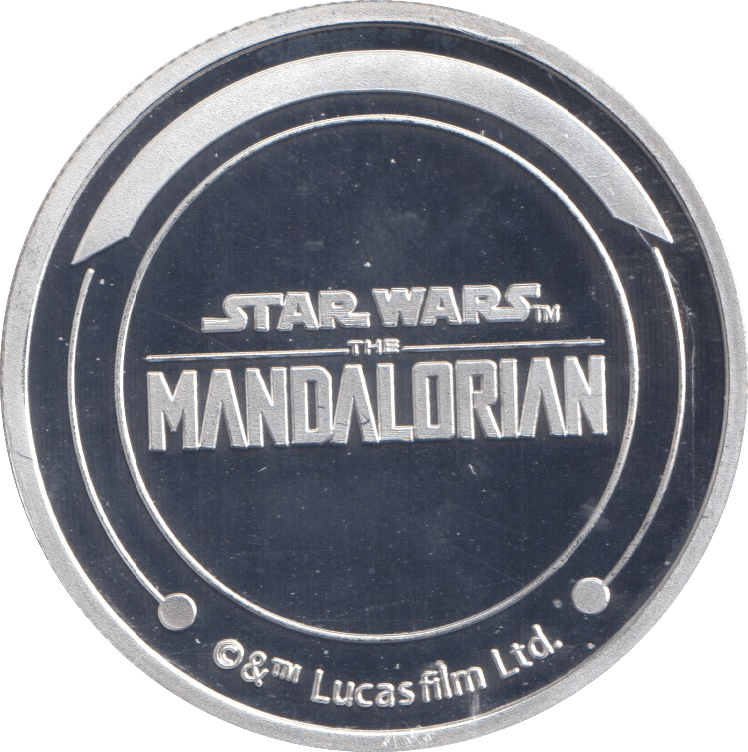 STAR WARS SILVER PLATED AHSOKA TANO TOKEN ( PROOF ) - OTHER TOKENS - Cambridgeshire Coins