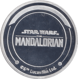 STAR WARS SILVER PLATED COVERT MANDALORIAN TOKEN ( PROOF ) - OTHER TOKENS - Cambridgeshire Coins
