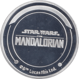 STAR WARS SILVER PLATED DIN DJARIN TOKEN ( PROOF ) - OTHER TOKENS - Cambridgeshire Coins