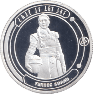STAR WARS SILVER PLATED FENNEC SHAND TOKEN ( PROOF ) - OTHER TOKENS - Cambridgeshire Coins