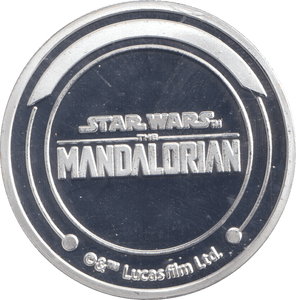STAR WARS SILVER PLATED GAMORREAN FIGHTER TOKEN ( PROOF ) - OTHER TOKENS - Cambridgeshire Coins