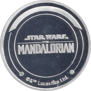 STAR WARS SILVER PLATED GREEF KARGA TOKEN ( PROOF ) - OTHER TOKENS - Cambridgeshire Coins