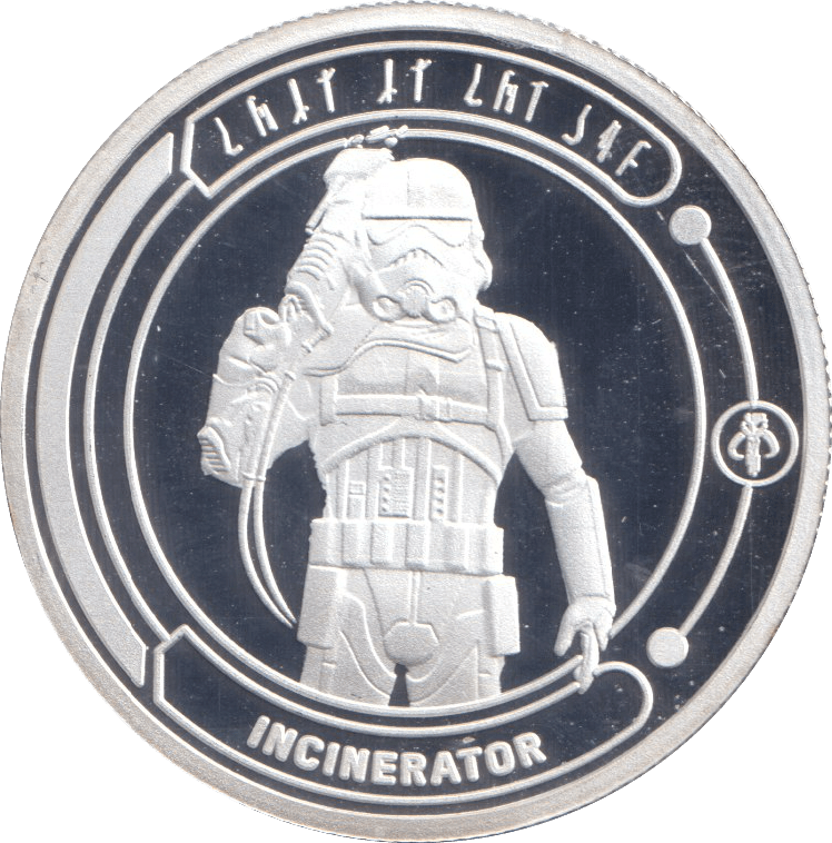 STAR WARS SILVER PLATED INCINERATOR TOKEN ( PROOF ) - OTHER TOKENS - Cambridgeshire Coins