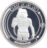 STAR WARS SILVER PLATED INCINERATOR TOKEN ( PROOF ) - OTHER TOKENS - Cambridgeshire Coins