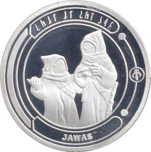 STAR WARS SILVER PLATED JAWAS TOKEN ( PROOF ) - OTHER TOKENS - Cambridgeshire Coins