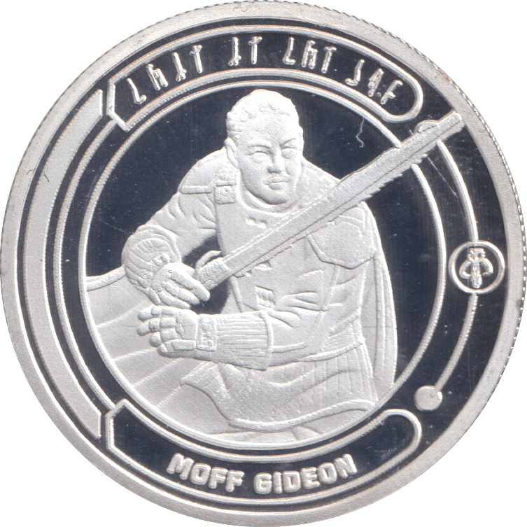 STAR WARS SILVER PLATED MOFF GIDEON TOKEN ( PROOF ) - OTHER TOKENS - Cambridgeshire Coins