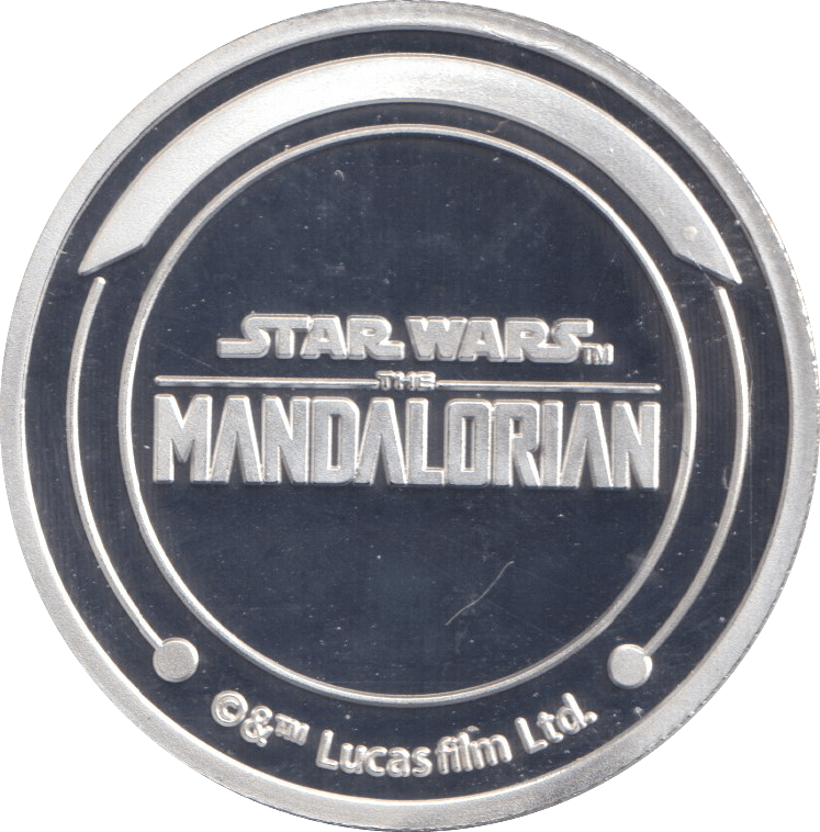 STAR WARS SILVER PLATED PAZ VIZSLA TOKEN ( PROOF ) - OTHER TOKENS - Cambridgeshire Coins