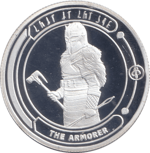STAR WARS SILVER PLATED THE ARMORER TOKEN ( PROOF ) - OTHER TOKENS - Cambridgeshire Coins