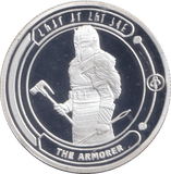 STAR WARS SILVER PLATED THE ARMORER TOKEN ( PROOF ) - OTHER TOKENS - Cambridgeshire Coins