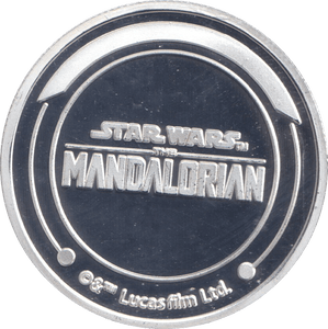 STAR WARS SILVER PLATED THE ARMORER TOKEN ( PROOF ) - OTHER TOKENS - Cambridgeshire Coins