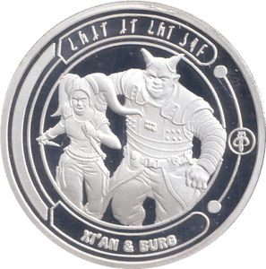 STAR WARS SILVER PLATED XI'AN & BURG TOKEN ( PROOF ) - OTHER TOKENS - Cambridgeshire Coins