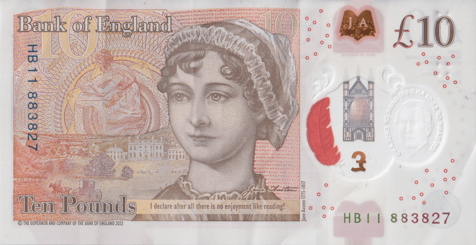 TEN POUND BANKNOTE SARAH JOHN REF £10 - 103 - £10 Banknotes - Cambridgeshire Coins