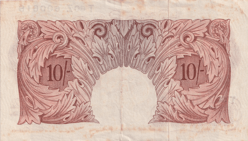 TEN POUNDS BANKNOTE BEALE £10 REF-105 - £10 Banknotes - Cambridgeshire Coins