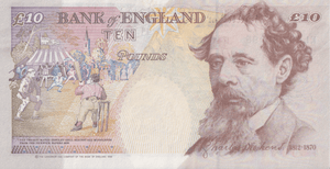 TEN POUNDS BANKNOTE LOWTHER REF £10-42 ( AUNC ) - £10 Banknotes - Cambridgeshire Coins