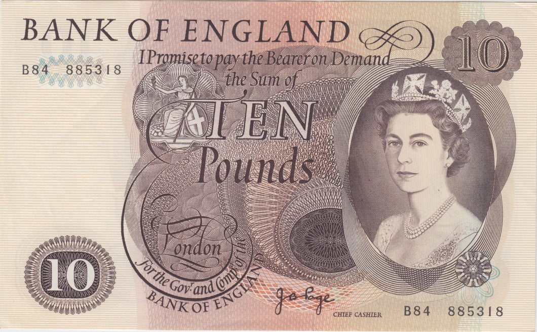 TEN POUNDS BANKNOTE PAGE REF £10 - 100 - £10 Banknotes - Cambridgeshire Coins