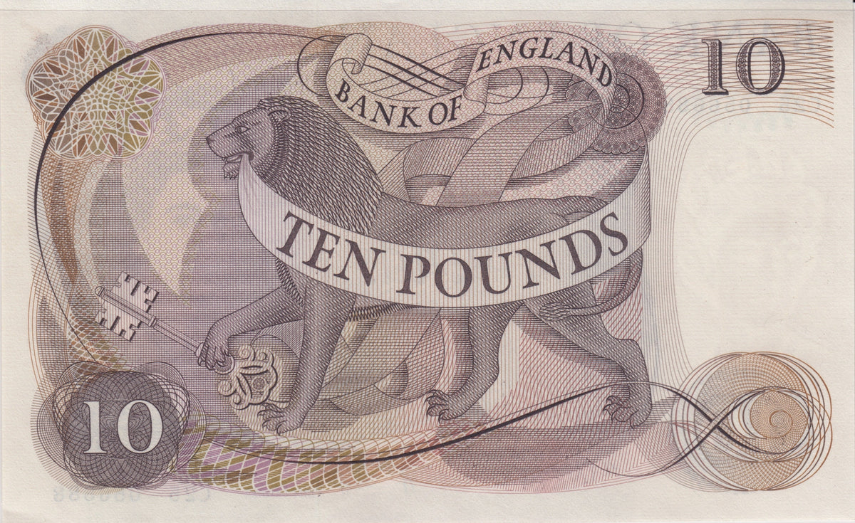 TEN POUNDS BANKNOTE HOLLOM REF £10-19 £10 Banknotes Cambridgeshire ...