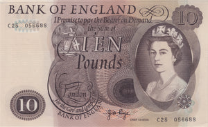 TEN POUNDS BANKNOTE PAGE REF £10-19 - £10 Banknotes - Cambridgeshire Coins