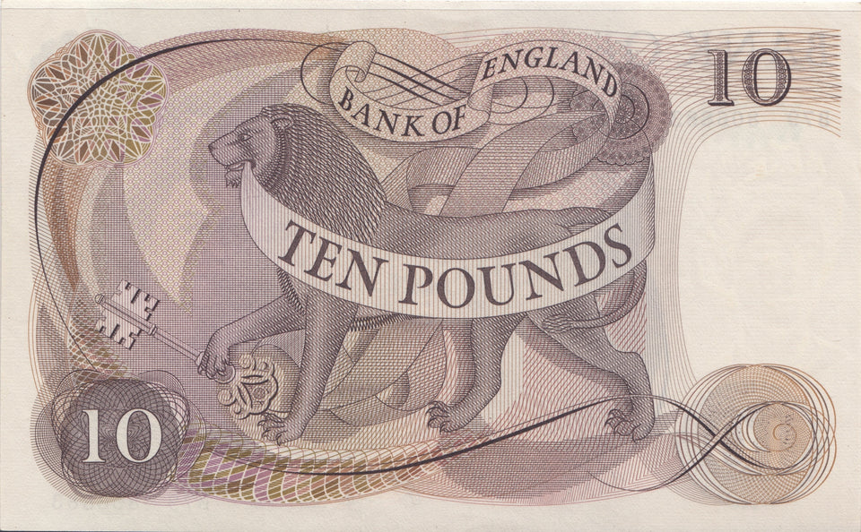 TEN POUNDS BANKNOTE PAGE REF £10 - 19 - £10 Banknotes - Cambridgeshire Coins